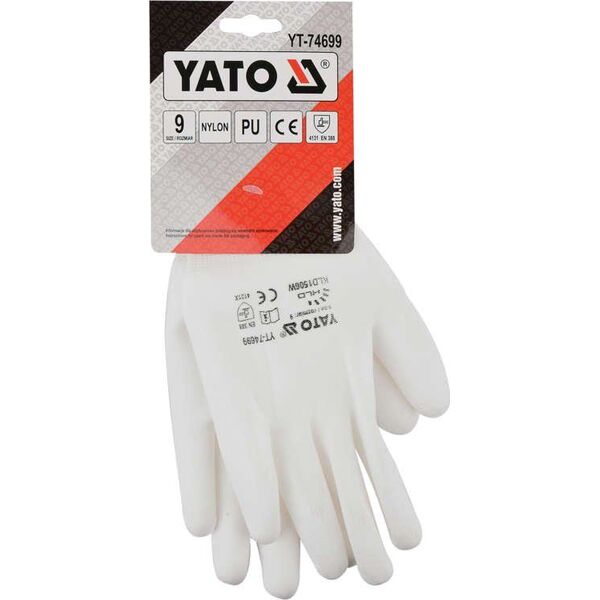 Yato Rękawice robocze powlekane rozmiar 9" (YT-74699) 7814142 5906083066306