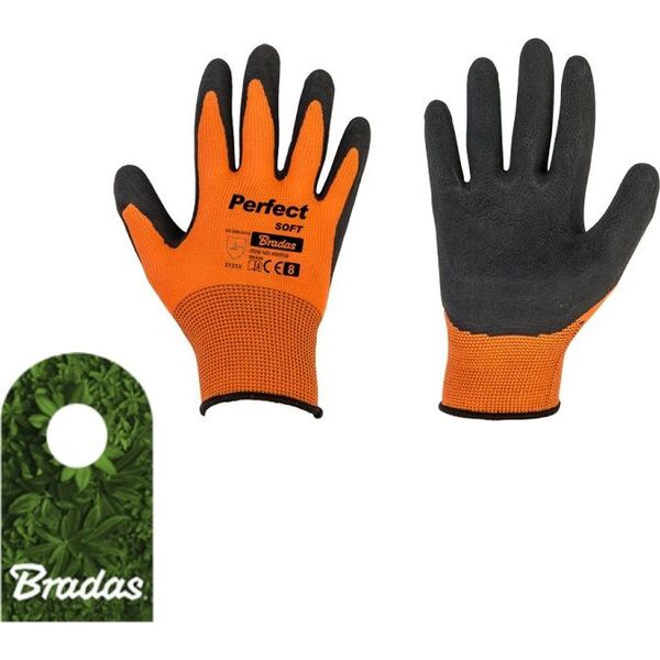 Bradas Rękawice ochronne PERFECT SOFT lateks rozmiar 9 BRADAS 1657 7829065 5907544431657