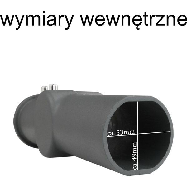 GTV Adapter regulowany do lamp słupów ulicznych LED 100W SA2 GTV 0864 7831201 5901867190864