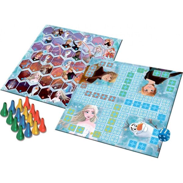 Trefl Gra 2w1 Chinczyk Węże i drabiny Frozen 2 7842588 5900511020687