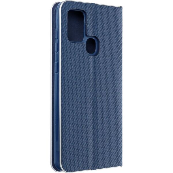 Partner Tele.com Kabura Luna Carbon do SAMSUNG A21s niebieski 7924499 5903396077234