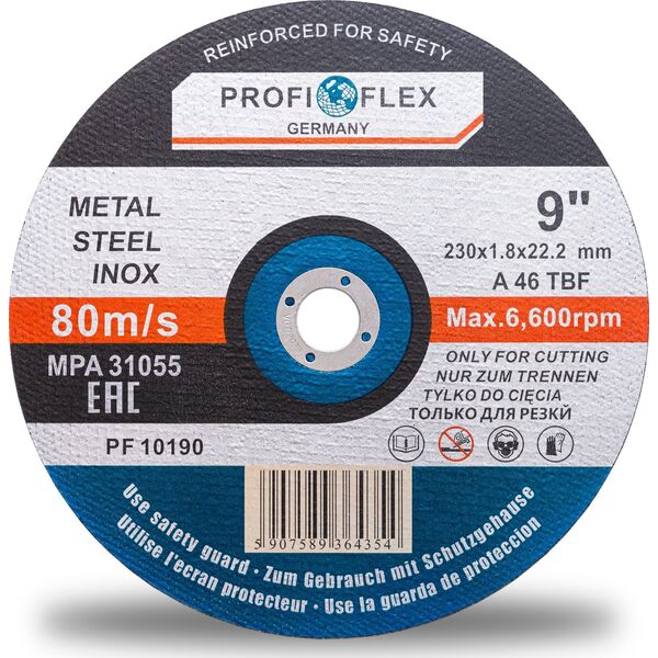 Silver TARCZA DO CIĘCIA METALU 230 x 1,8 x 22,2mm PROFI EX10190 7966012 5907589364354
