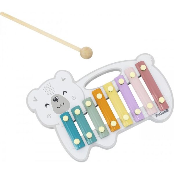 Viga Drewniane Cymbałki Miś Polarny Ksylofon Toys 7966468 6971608440267