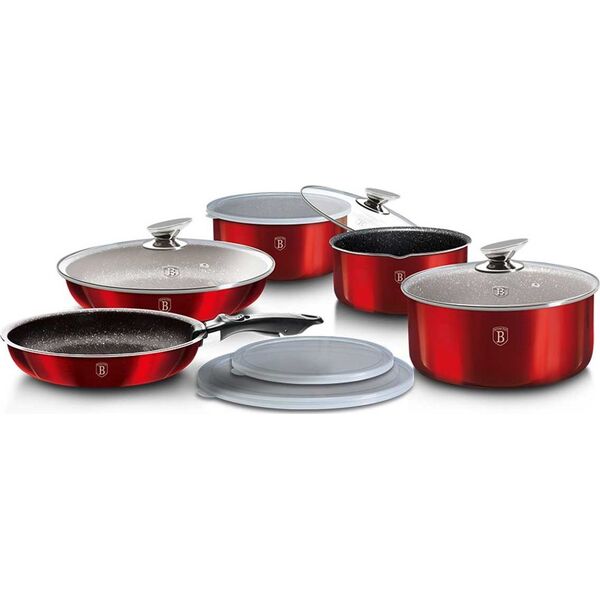 Berlinger Haus Zestaw garnków granitowych Click&Cook Berlingerhaus BH-1674 8006231 5999056784604