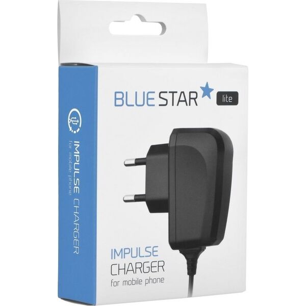 Ładowarka Blue Star TFK-TC-1095B 1 A (ZASMICROUSB SIEĆ KARTON 1A) 8013417 5901737411525