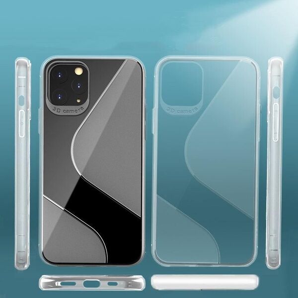 Hurtel S-Case elastyczne etui pokrowiec Huawei P40 Lite E niebieski 8075181 9111201907065