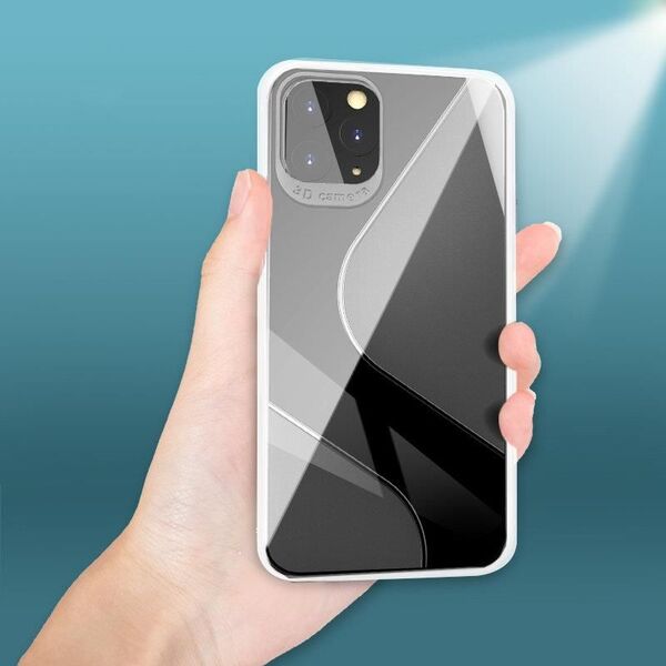 Hurtel S-Case elastyczne etui pokrowiec Huawei P40 Lite E niebieski 8075181 9111201907065