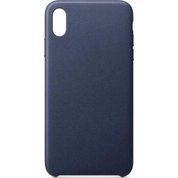 Hurtel ECO Leather skórzane etui pokrowiec ze skóry ekologicznej iPhone 12 Pro Max granatowy 8075278 9111201918702