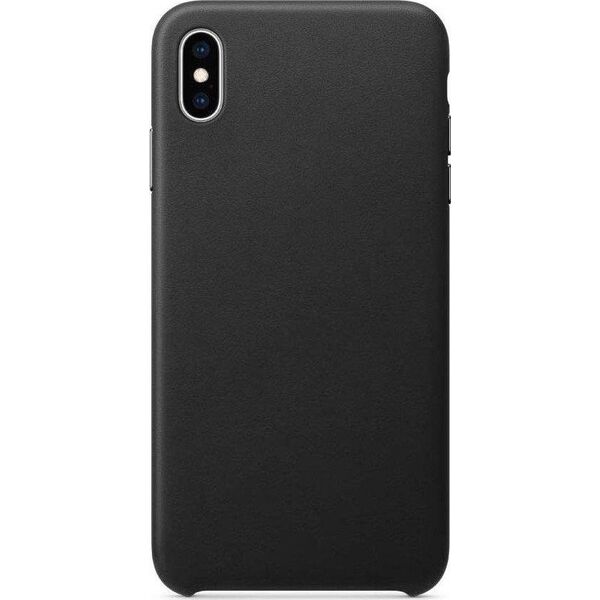 Hurtel ECO Leather skórzane etui pokrowiec ze skóry ekologicznej iPhone 12 Pro Max czarny 8075353 9111201918696