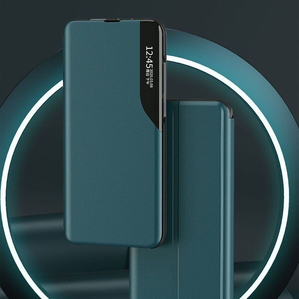 Hurtel Eco Leather View Case elegancki futerał etui z klapką i funkcją podstawki Samsung Galaxy A72 niebieski 8075434 9111201926868