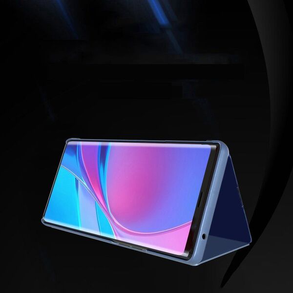 Hurtel Clear View Case futerał etui z klapką Samsung Galaxy A72 niebieski 8089664 9111201926998