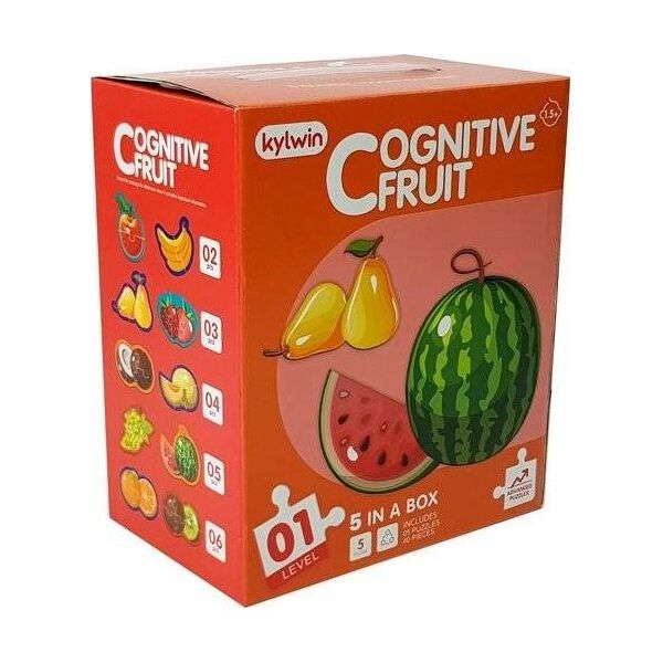 Lean Sport Puzzle Edukacyjne Dla Niemowląt Owoce 5 Części 40 Elementów 8123557 5903802453805