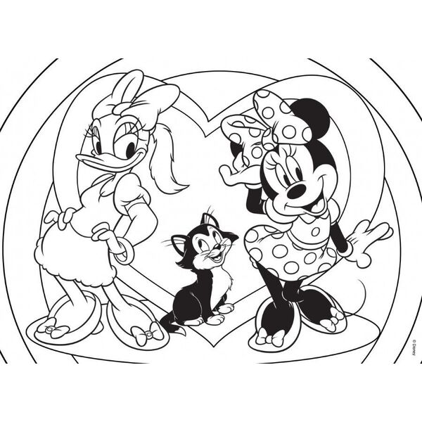 Lisciani Puzzle dwustronne maxi 108 Myszka Minnie 8153372 8008324074198