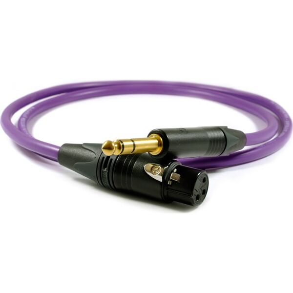 Kabel Melodika Jack 6.3mm - XLR 8m fioletowy 8154519 5907609007469