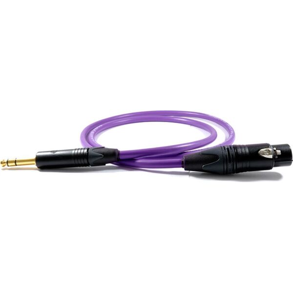 Kabel Melodika Jack 6.3mm - XLR 8m fioletowy 8154519 5907609007469