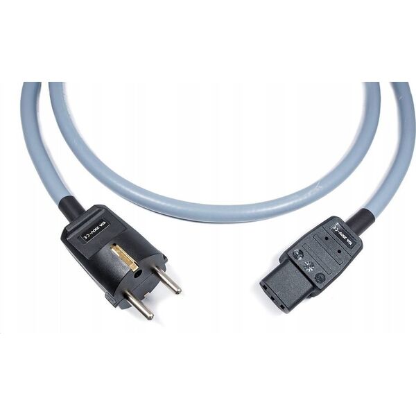 Kabel zasilający Melodika Melodika MDP15G Przewód zasilający z uziemieniem (sieciowy) 3x2,5mm2 (Schuko-IEC C13) Gunmetal - 1,5m 8154543 5907609007056