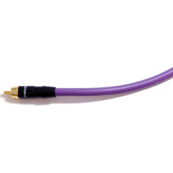 Kabel Melodika RCA (Cinch) - RCA (Cinch) 0.75m fioletowy 8154569 5907609006585