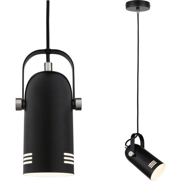 Lampa wisząca Paulmann Neordic Lavea lampa wisząca max. 1x15W E27 Schwarz 230V Metall 8196663 4000870797662