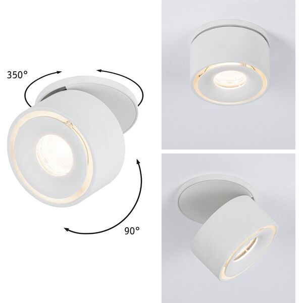 Paulmann Oprawa wpuszczana LED Spircle biała mat 8,0W 3000K 36 st. 8196735 4000870933725