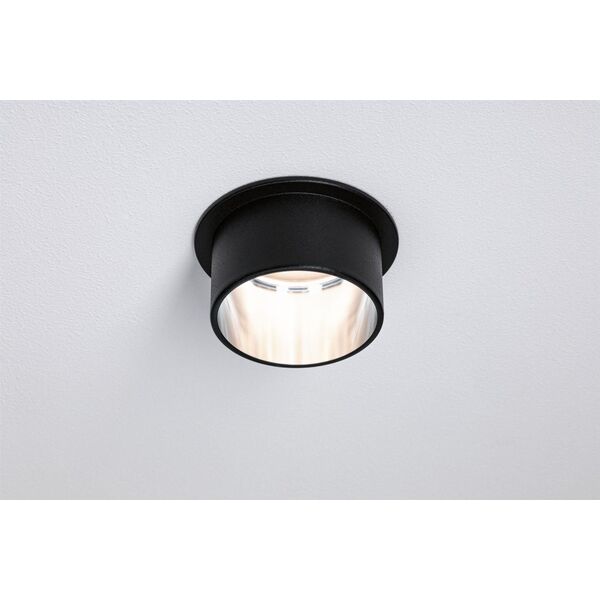 Paulmann Oprawa wpuszczana Gil Coin 3StepDim rd starr LED 1x6W 2700K 230V schwarz matt/eisenAlu 8196742 4000870933824