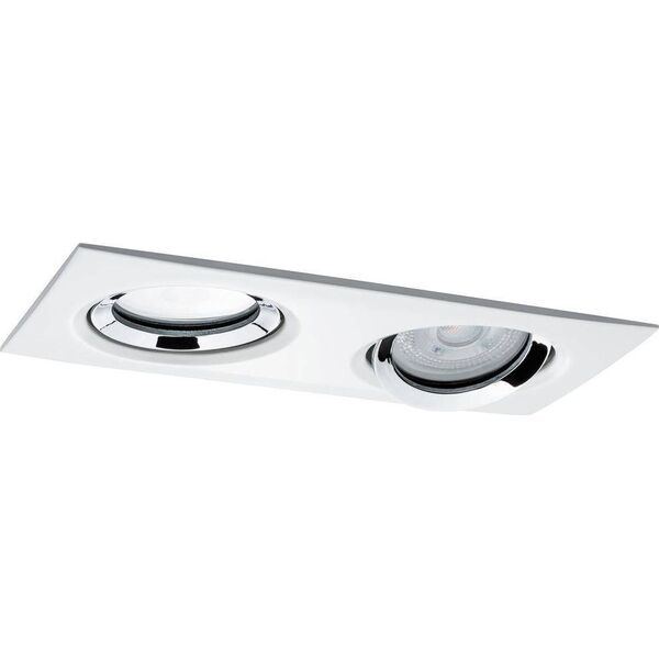 Paulmann Oprawa wbudowana Nova Plus IP65 ruchoma 2x6W 230V 4000K GU10 51mm 8196954 4000870936764
