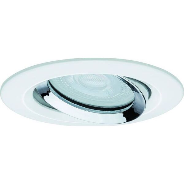 Paulmann Oprawa wbudowana Nova Plus IP65 ruchoma 1x6W 230V4000K GU10 51mm Biały Mat Chrom/Aluminium 8196974 4000870936733