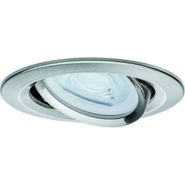 Paulmann Zestaw Oprawa wbudowana Nova ruchoma LED 3x6,5W 2700K 230V GU10 51mm Żelazo Szczotkowane/Aluminium 8196975 4000870934296