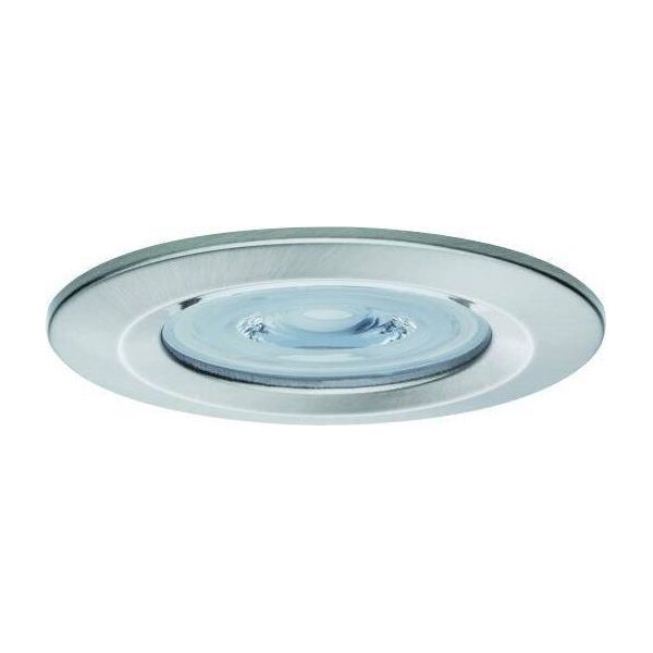 Paulmann Zestaw Oprawa wbudowana Nova stałe LED IP44 3x6,5W 4000K 230V GU10 51mm Żelazo Szczotkowane/ Aluminium 8196977 4000870929797