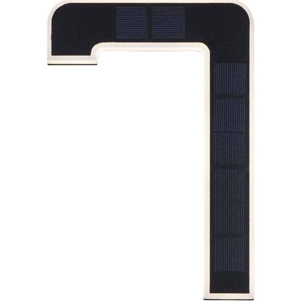 Kinkiet Paulmann Outdoor Solar numer domu 7 3000K IP44 Wymienny akumulator 8198981 4000870798485