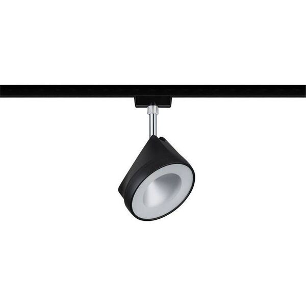 Paulmann URail System Spot Arena max. 15W Czarny Mat/Chrom 230V Metal ściemniany 8199078 4000870969243