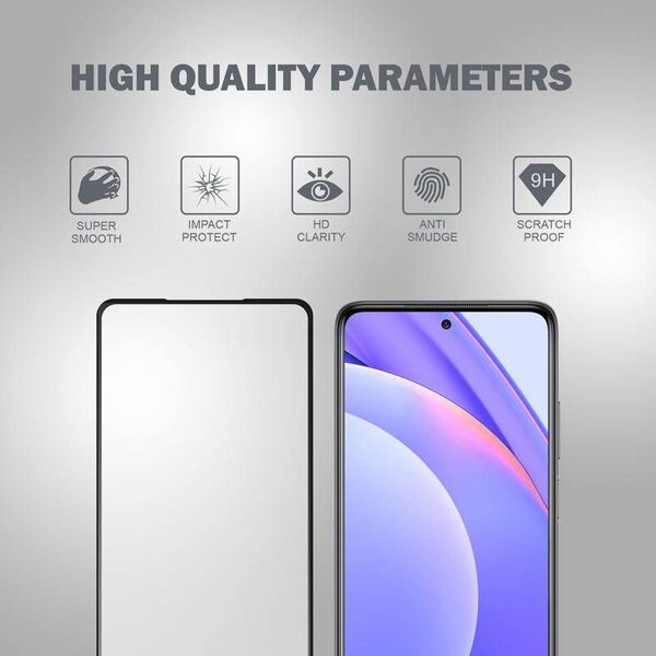 Crong Crong 3D Armour Glass - Szkło hartowane 9H Full Glue na cały ekran Xiaomi Mi 10T Lite 8236234 5907731987257