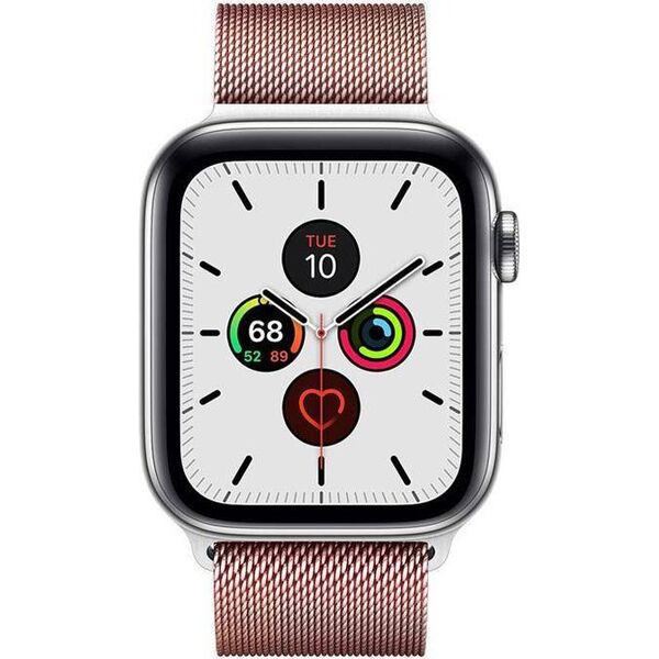 Crong Pasek Milano Steel Apple Watch 38/40 mm różowe złoto 8236708 5907731987394