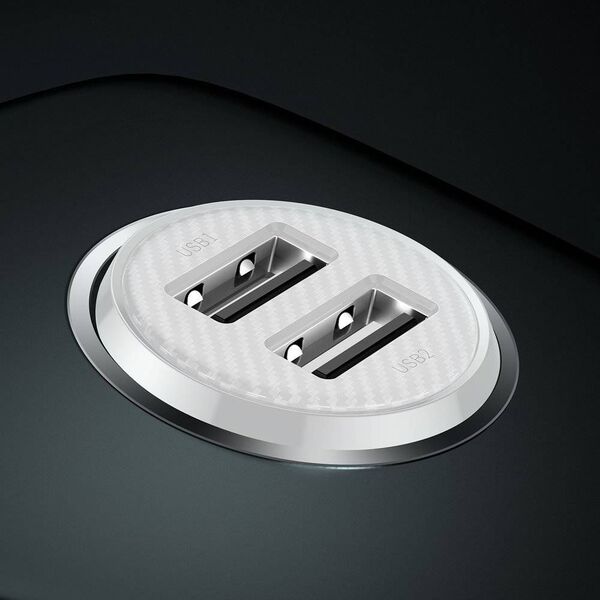 Ładowarka Baseus Grain Pro 2x USB-A 4.8 A  (baseus_20210331104225) 8238521 6953156202016