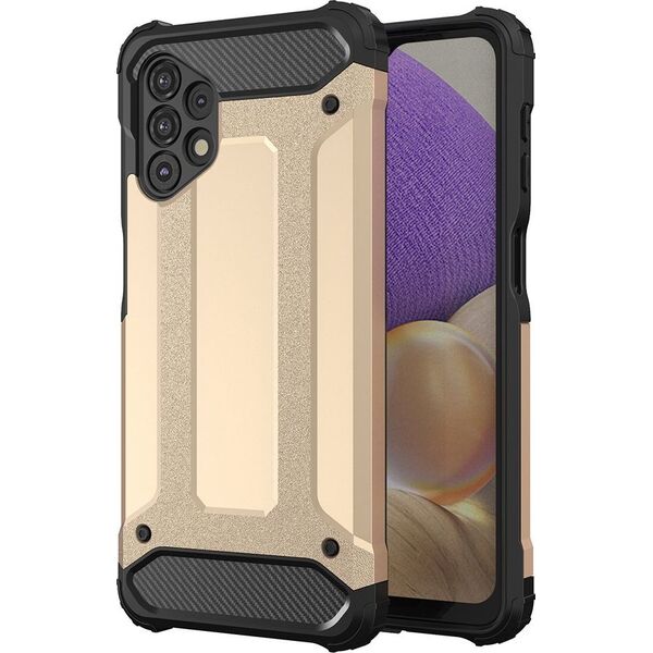 Hurtel Hybrid Armor pancerne hybrydowe etui pokrowiec Samsung Galaxy A32 5G złoty 8238715 9111201925809