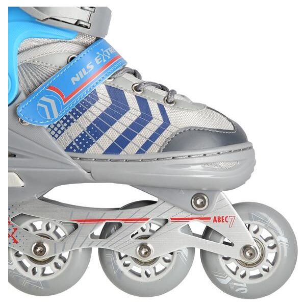 Rolki Nils Extreme NH18192 z wymienną płozą regulowane szare r. 34-38 8263116 5907695591835