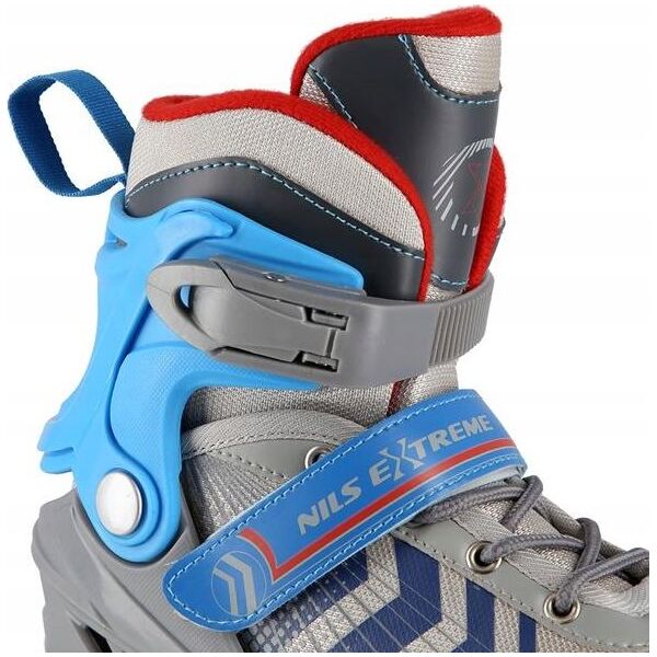 Rolki Nils Extreme NH18192 z wymienną płozą regulowane szare r. 34-38 8263116 5907695591835