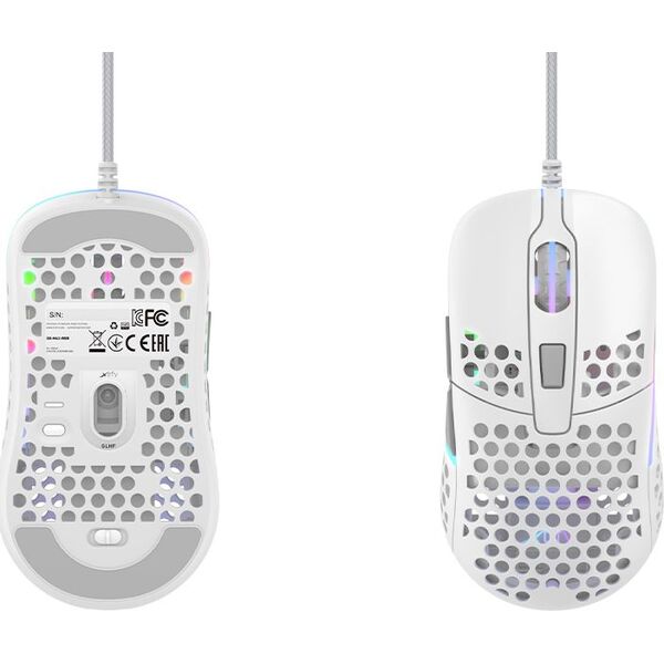 Mysz Xtrfy M42  (M42-RGB-WHITE) 8265973 7340086909457