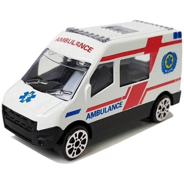 Lean Sport Zestaw Pojazdów Ambulans Pogotowie Resoraki 1:64 6 Sztuk 8287192 1818912851783