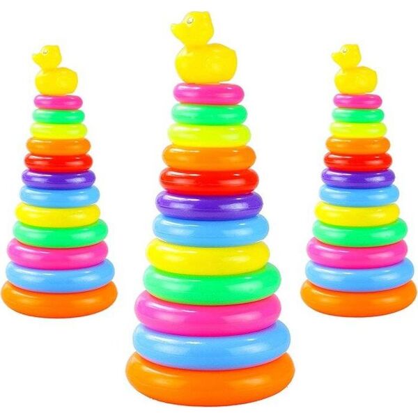 Lean Sport Piramidka z kółek 40cm wysoka 8293828 5905884456989