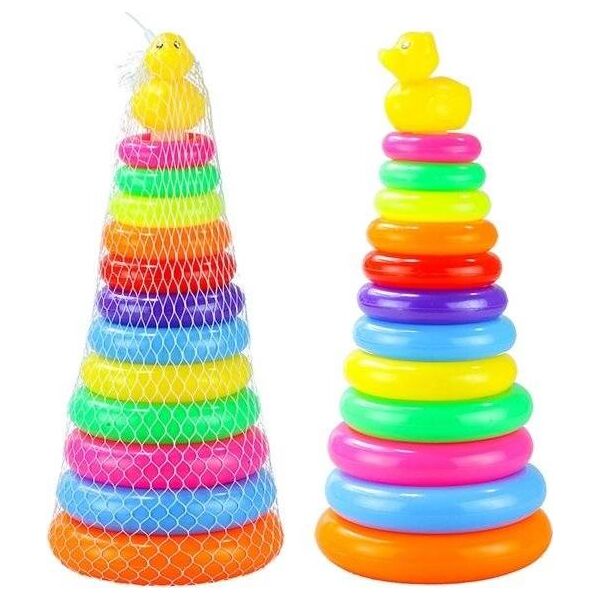 Lean Sport Piramidka z kółek 40cm wysoka 8293828 5905884456989