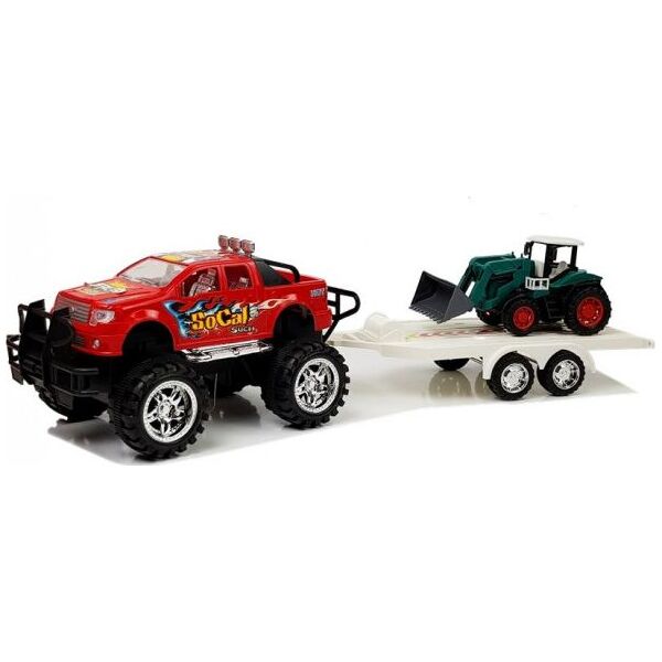 Lean Sport Zestaw pojazdów z napędem frykcyjnym auto terenowe z koparką 8315517 5903802457063