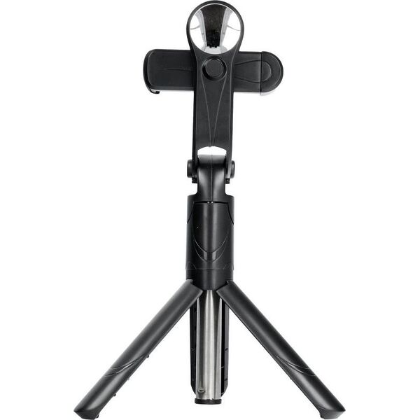 Selfie stick Partner Tele.com Zestaw / uchwyt selfie z pilotem na bluetooth triopod z lusterkiem czarny SSTR-11 8318459 5903396072659