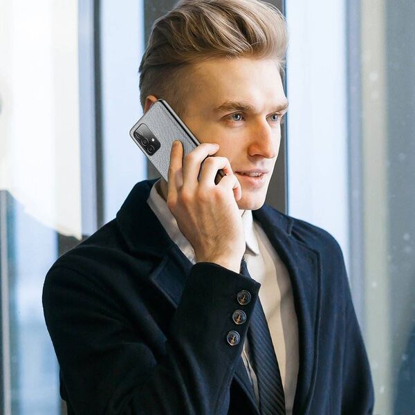 Dux Ducis Dux Ducis Fino etui pokrowiec pokryty nylonowym materiałem Samsung Galaxy A72 4G niebieski 8326925 6934913053676