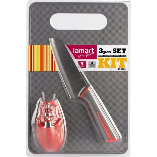 Lamart LT2099 NÓŻ,OSTRZAŁKA,DESKA KIT LAMART 8373445 8590669295067