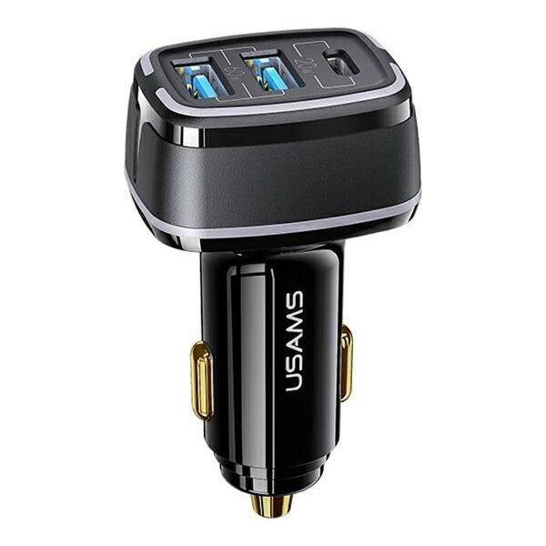 Ładowarka Usams C24 2x USB-A 1x USB-C 4.5 A  (CC126TC01) 8439296 6958444928203