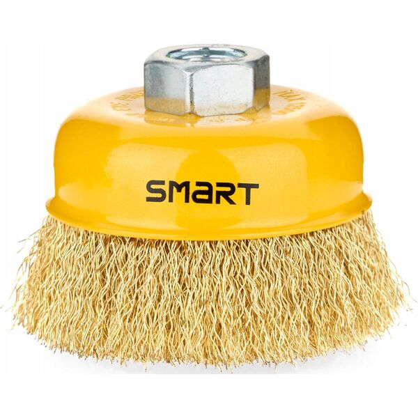 Smart szczotka druciana garnkowa 75mma, mosiądzowana smart 8456892 5901769685758