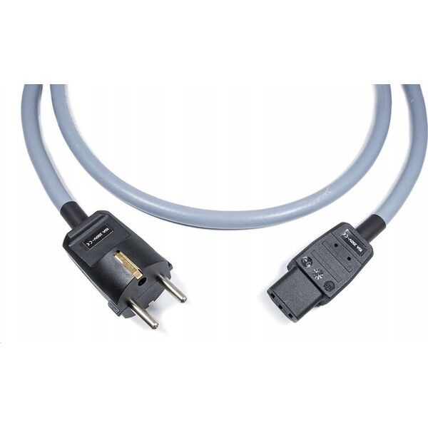 Kabel zasilający Melodika Melodika MDP30G Przewód zasilający z uziemieniem (sieciowy) 3x2,5mm2 (Schuko-IEC C13) Gunmetal - 3m 8464576 5907609007087