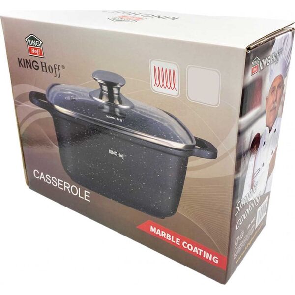 KingHoff KINGHOFF GARNEK MARMUROWY 24cm KH-1603 4,5L 8472059 5908287216037
