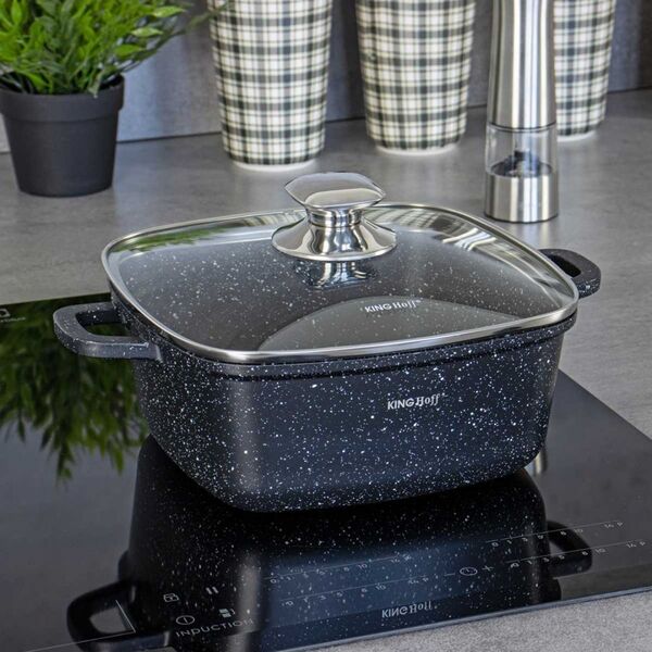 KingHoff KINGHOFF GARNEK MARMUROWY 26cm KH-1604 5,5L 8472060 5908287216044