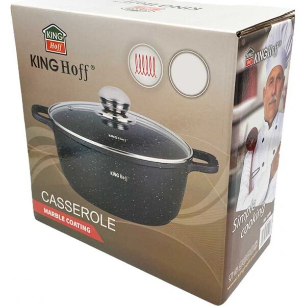 KingHoff KINGHOFF GARNEK MARMUROWY 28cm KH-1597 6,5L 8485960 5908287215979